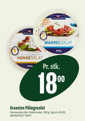 Min Købmand Graasten Pålægssalat tilbud