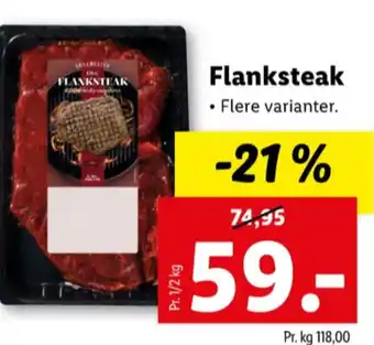 Lidl Grillmester flanksteak tilbud