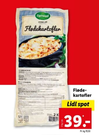 Lidl Flensted flødekartofler tilbud