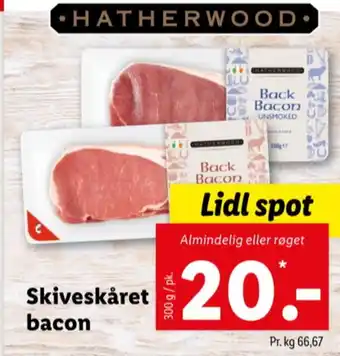 Lidl Hatherwood bacon tilbud