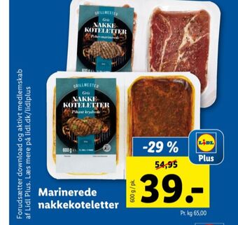 Lidl Grillmester nakkekoteletter tilbud