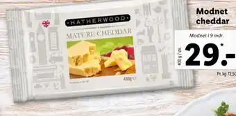 Lidl Hatherwood cheddar tilbud