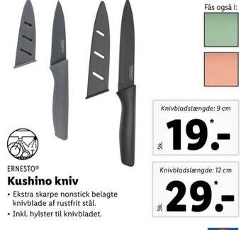 Lidl Ernesto kniv tilbud