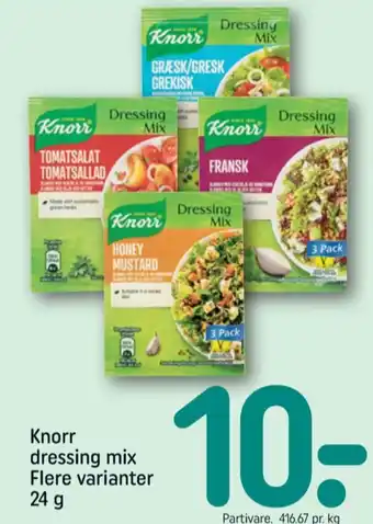 Knorr dressing mix