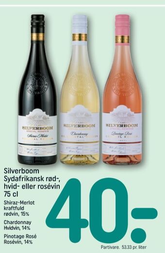 REMA 1000 Ukendt sydafrikansk rødvin tilbud