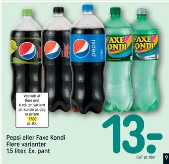 REMA 1000 Lime cola tilbud