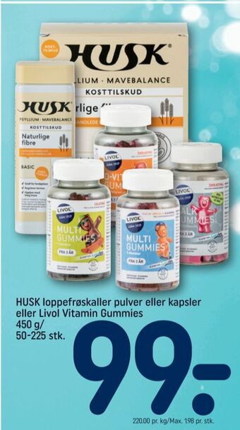 REMA 1000 Husk kosttilskud tilbud
