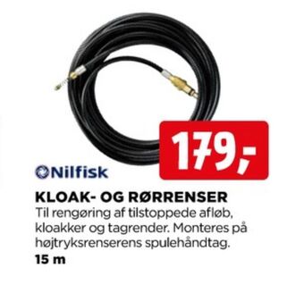 jem & fix Nilfisk kloakrenser tilbud