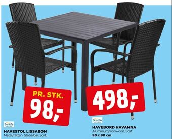 jem & fix Sunlife havebord tilbud