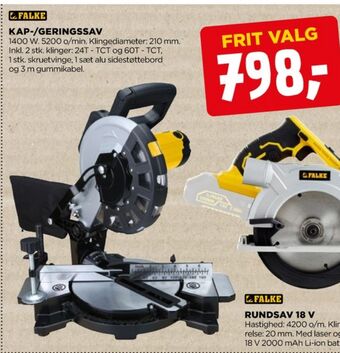 Falke kap- og geringssav