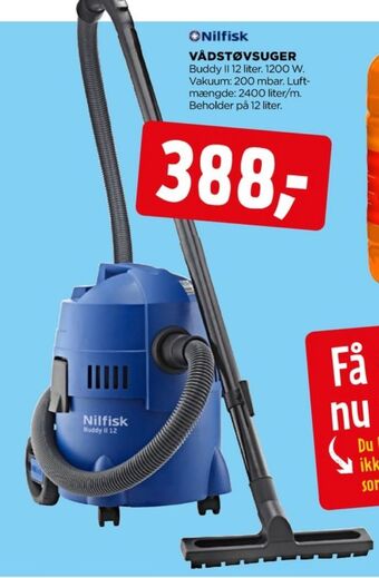 jem & fix Nilfisk våd-/ tør støvsuger tilbud
