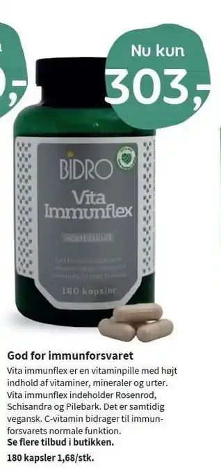 Helsam Vita immunflex tilbud