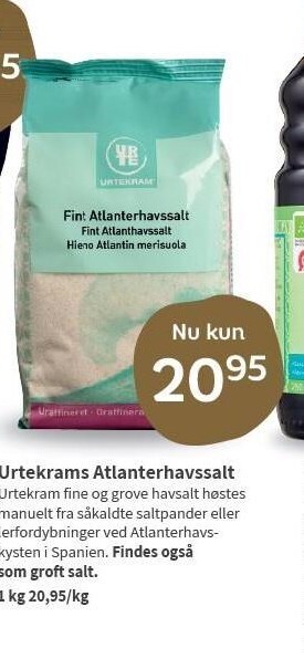 Helsam Urtekrams atlanterhavssalt tilbud