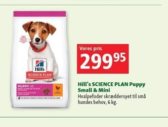 Maxi Zoo Hill's science plan puppy small & mini tilbud