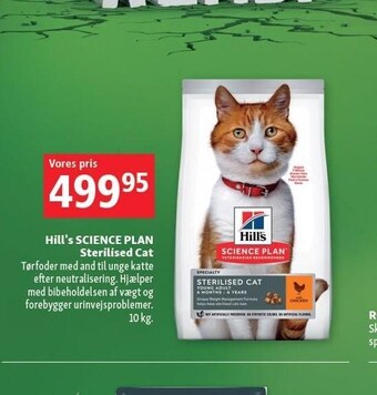 Maxi Zoo Hill's science plan sterilised cat tilbud