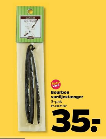 Bourbon vaniljestænger