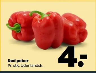 Netto Rød peber tilbud