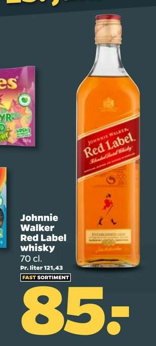 Netto Johnnie Walker Red Label whisky tilbud