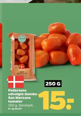 Pedersens udvalgte danske San Marzano tomater