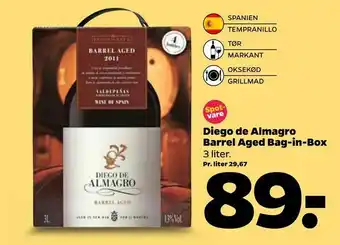 Diego de Almagro Barrel Aged Bag-in-Box