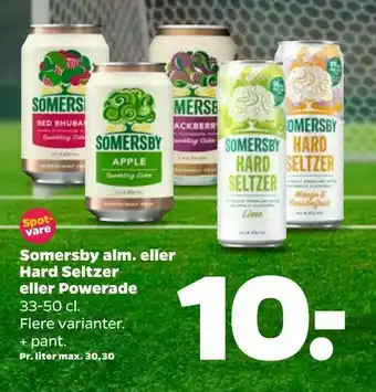 Somersby alm. eller Hard Seltzer eller Powerade