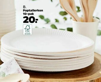 Netto Paptallerken tilbud