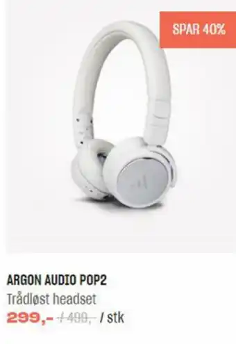 Hi-Fi Klubben Argon Audio Pop2 tilbud