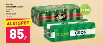 TUBORG grøn eller classic