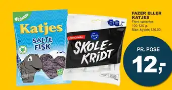 Let-Køb Salte fisk slikposer tilbud