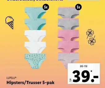 Let-Køb Hipsters/Trusser 5-pak tilbud
