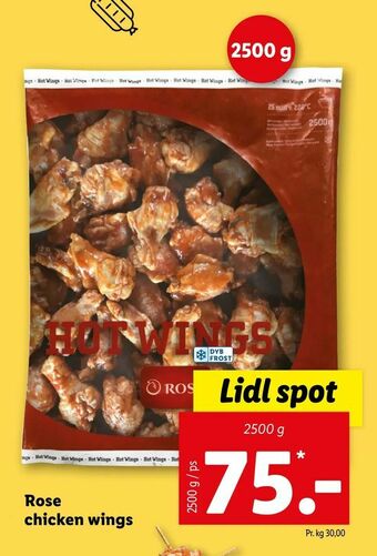Let-Køb Rose chicken wings tilbud