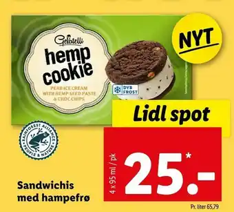 Sandwichis med hampefrø