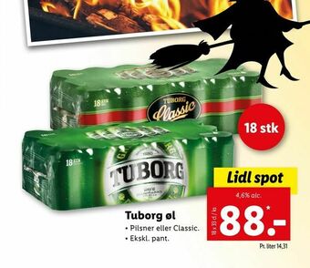 Let-Køb Tuborg øl tilbud