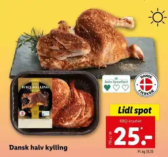Dansk halv kylling