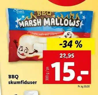 Bbq skumfiduser