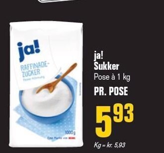 Poetzsch Padborg Ja! sukker tilbud