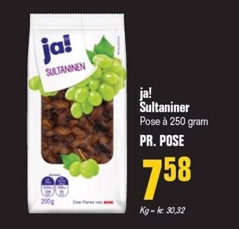 Poetzsch Padborg Ja! sultaniner tilbud