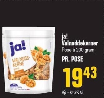 Poetzsch Padborg Ja! valnøddekerner tilbud