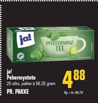 Ja! pebermyntete
