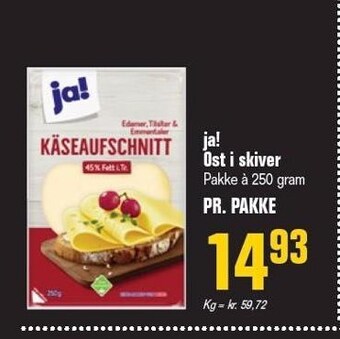 Ja! ost i skiver