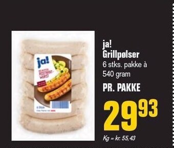 Poetzsch Padborg Ja! grillpølser tilbud
