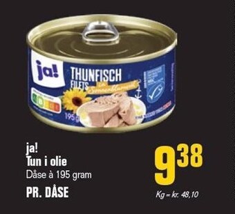 Poetzsch Padborg Ja! tun i olie tilbud
