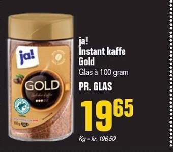 Poetzsch Padborg Ja! instant kaffe gold tilbud