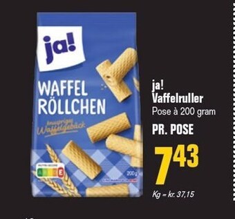Ja! vaffelruller