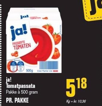 Poetzsch Padborg Ja! tomatpassata tilbud