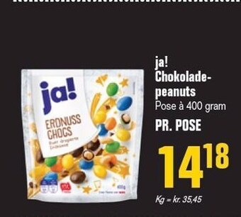Poetzsch Padborg Ja! chokoladepeanuts tilbud