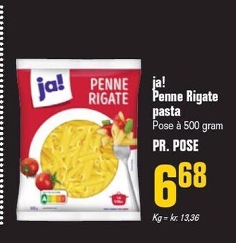 Poetzsch Padborg Ja! penne rigate pasta tilbud