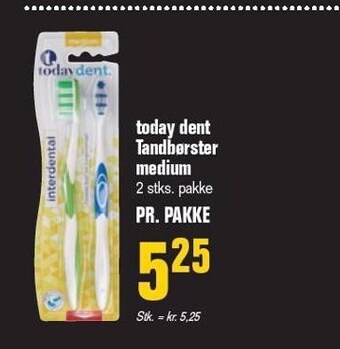 Poetzsch Padborg Today dent tandbørster medium tilbud