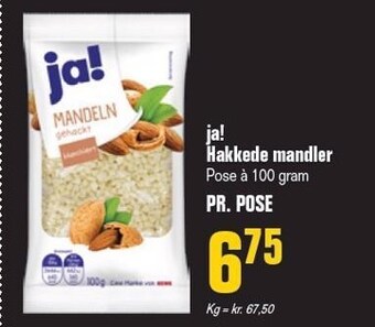 Otto Duborg Ja! hakkede mandler tilbud