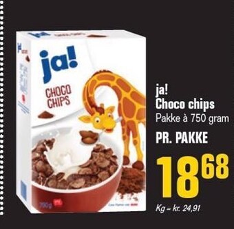 Otto Duborg Ja! choco chips tilbud